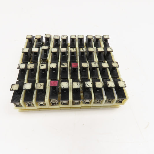 Allen Bradley Bul 1492 Style CE DIN Mount Fuse Holder Single Pole Lot Of 40