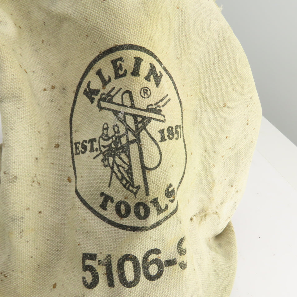 Klein Tools 5106-S Heavy Duty Tapered Hanging Wall Bucket Tool Basket 10"x 12"