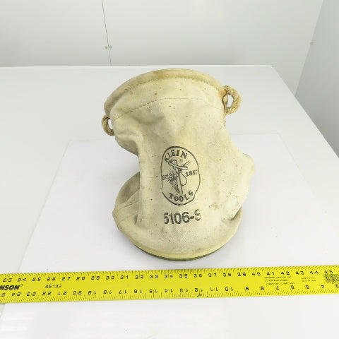 Klein Tools 5106-S Heavy Duty Tapered Hanging Wall Bucket Tool Basket 10"x 12"