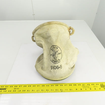 Klein Tools 5106-S Heavy Duty Tapered Hanging Wall Bucket Tool Basket 10"x 12"