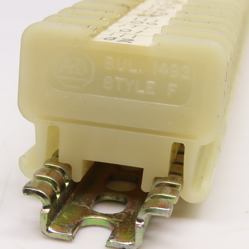Allen Bradley Bul 1492 Style F Wire Terminal Block Lot Of 85