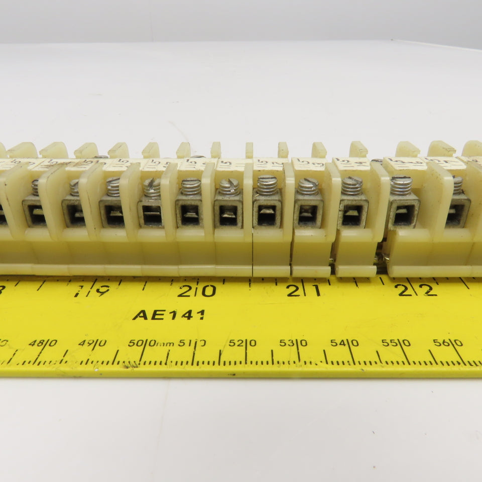 Allen Bradley Bul 1492 Style F Wire Terminal Block Lot Of 80