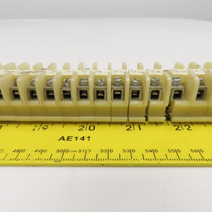Allen Bradley Bul 1492 Style F Wire Terminal Block Lot Of 80