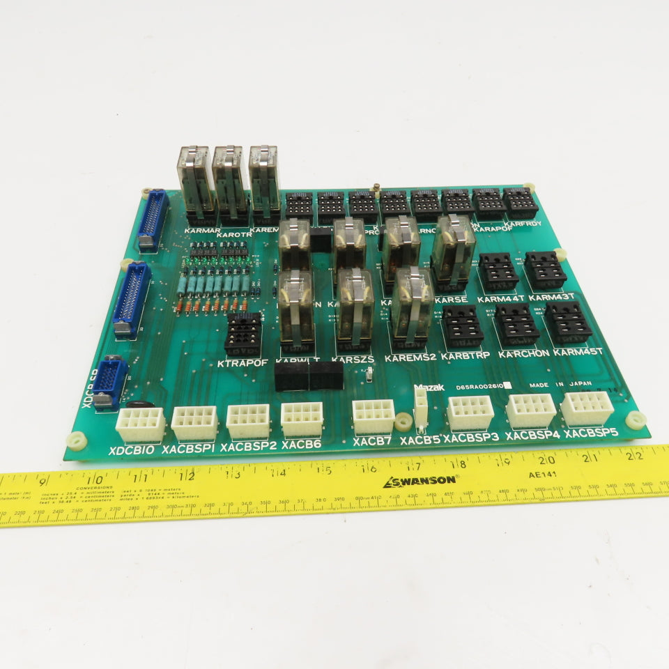 Mazak D65RA002610 Relay Board
