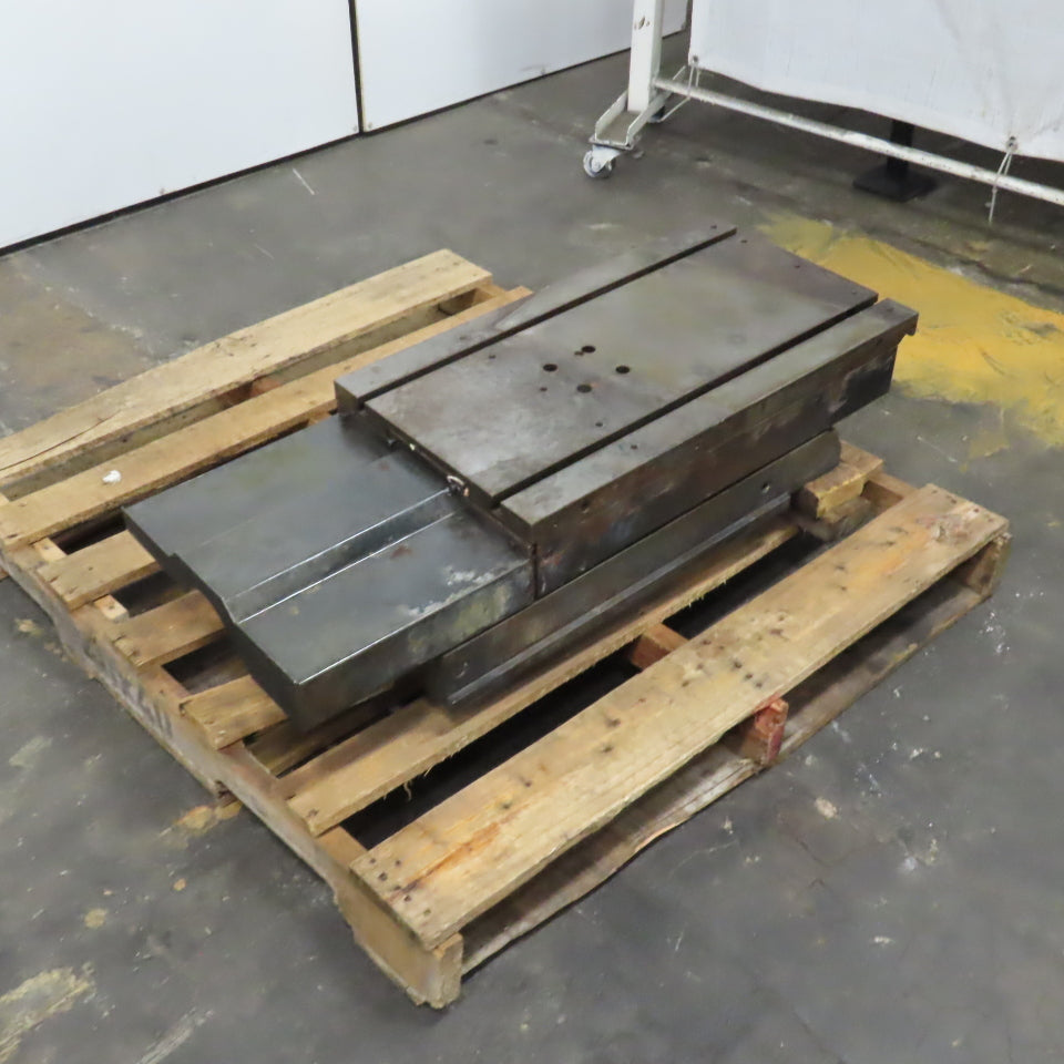 ABUVA Uvamatic Grinding Cell 26.5x15" Sliding Jig Fixture Table 190mm Stroke