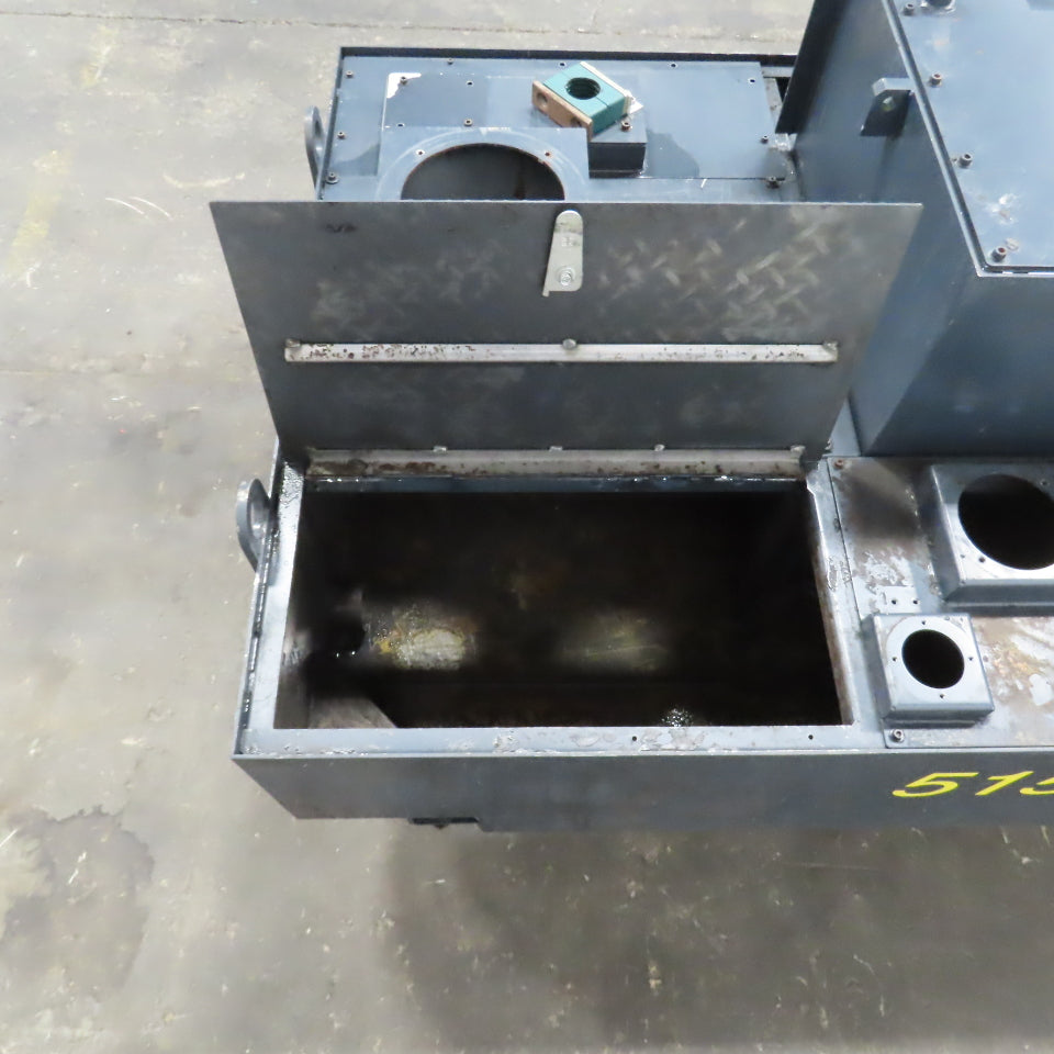 Mosnic RD3C-112A Incline Chip Conveyor Coolant Filtration 14"W 40" Discharge 3PH