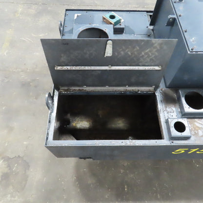 Mosnic RD3C-112A Incline Chip Conveyor Coolant Filtration 14"W 40" Discharge 3PH
