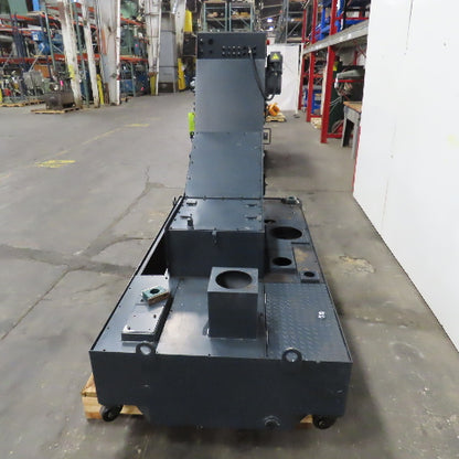 Mosnic RD3C-112A Incline Chip Conveyor Coolant Filtration 14"W 40" Discharge 3PH