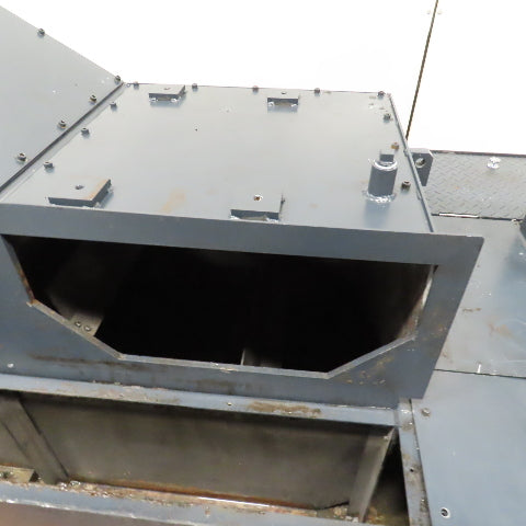 Mosnic RD3C-112A Incline Chip Conveyor Coolant Filtration 14"W 40" Discharge 3PH