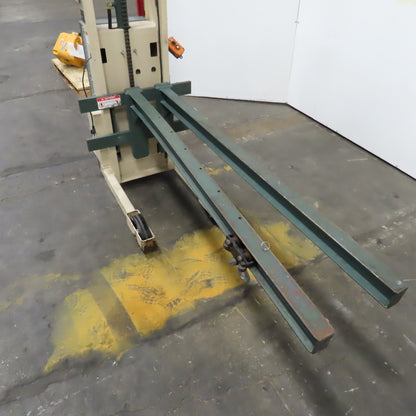 Beech CE-525 Big Joe Lift Truck 300Lb Cap. Manual Push W/62" Boom 80" Lift 12V