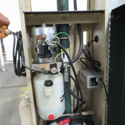 Beech CE-525 Big Joe Lift Truck 300Lb Cap. Manual Push W/62" Boom 80" Lift 12V