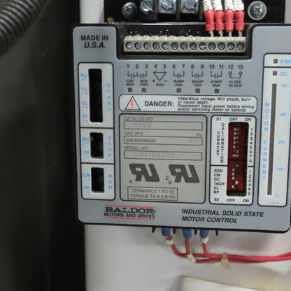 Baldor MB7160BB 160A Solid State Soft Starter 50/60/125HP 208-230/460V 3PH 60HZ
