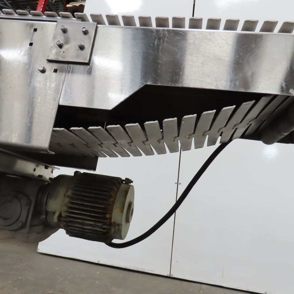 Nercon 2-4877A 8' x 12" Stainless Steel Table Top Conveyor 16.5FPM 230/460V 3PH