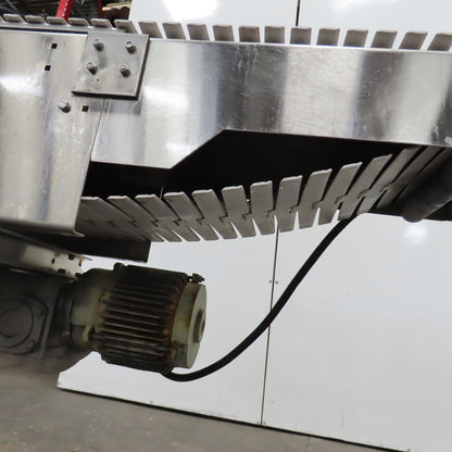 Nercon 2-4877A 8' x 12" Stainless Steel Table Top Conveyor 16.5FPM 230/460V 3PH