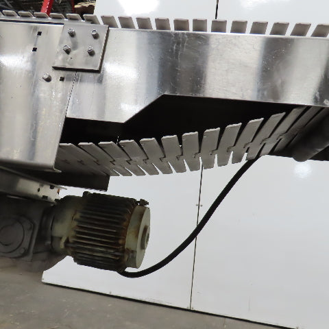 Nercon 2-4877A 8' x 12" Stainless Steel Table Top Conveyor 16.5FPM 230/460V 3PH
