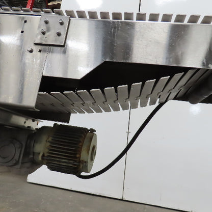 Nercon 2-4877A 8' x 12" Stainless Steel Table Top Conveyor 16.5FPM 230/460V 3PH
