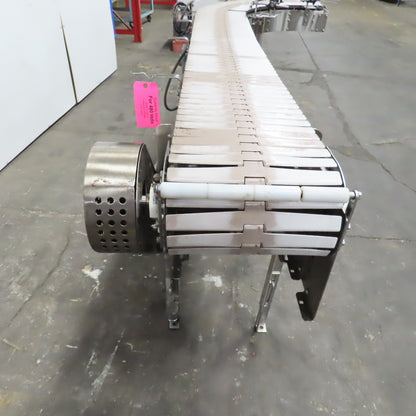 Nercon 2-4877A 8' x 12" Stainless Steel Table Top Conveyor 16.5FPM 230/460V 3PH