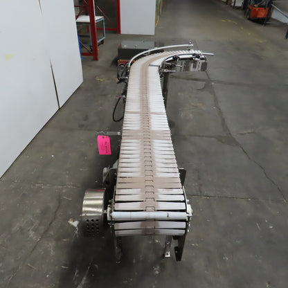 Nercon 2-4877A 8' x 12" Stainless Steel Table Top Conveyor 16.5FPM 230/460V 3PH
