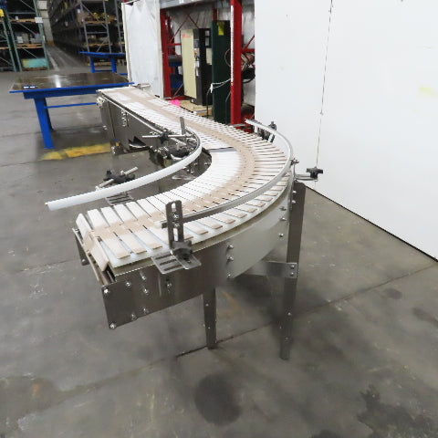 Nercon 2-4877A 8' x 12" Stainless Steel Table Top Conveyor 16.5FPM 230/460V 3PH