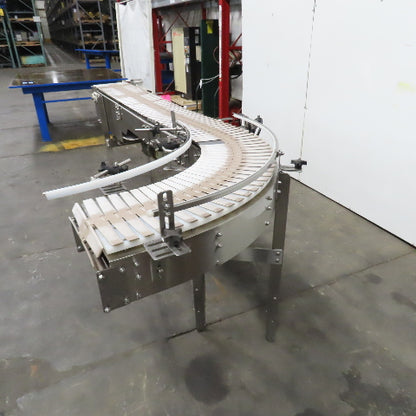 Nercon 2-4877A 8' x 12" Stainless Steel Table Top Conveyor 16.5FPM 230/460V 3PH