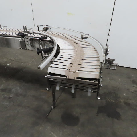 Nercon 2-4877A 8' x 12" Stainless Steel Table Top Conveyor 16.5FPM 230/460V 3PH