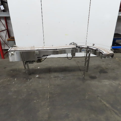Nercon 2-4877A 8' x 12" Stainless Steel Table Top Conveyor 16.5FPM 230/460V 3PH