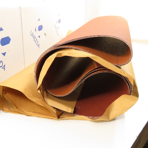 Uneeda M-182153 25" x 75" RKX Cloth #120 Grit T09 Sanding Belts Lot Of 4