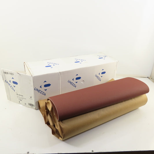 Uneeda M-182153 25" x 75" RKX Cloth #120 Grit T09 Sanding Belts Lot Of 4