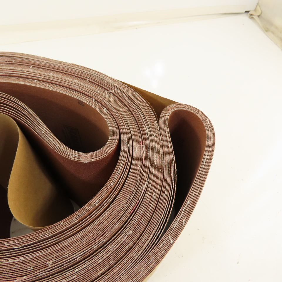 Uneeda M-159348 8" x 164" RKXO Cloth #100 Grit T13 Sanding Belts Lot Of 10