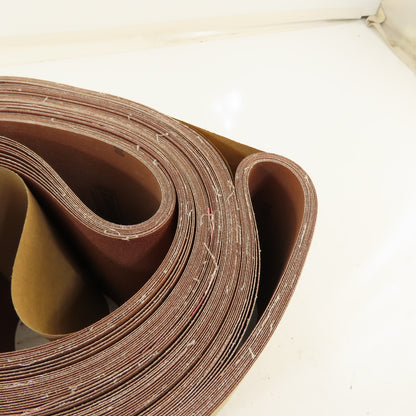 Uneeda M-159348 8" x 164" RKXO Cloth #100 Grit T13 Sanding Belts Lot Of 10