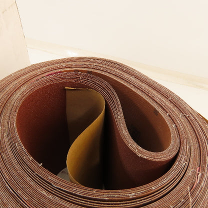 Uneeda M-159348 8" x 164" RKXO Cloth #100 Grit T13 Sanding Belts Lot Of 10