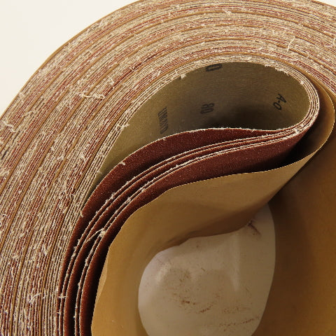 Uneeda M-153046 6" x 335" UMAYD Cloth #80 Grit T14 Sanding Belts Lot Of 10