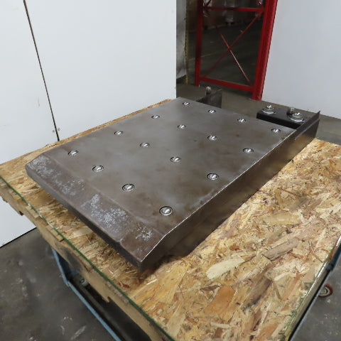 31-1/4"x 23-1/2" Ball Transfer Table From Amada LCE-645 Laser 34-1/4x24-3/4" OAL