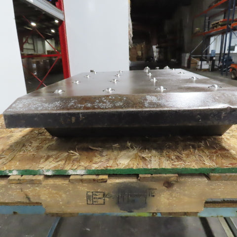 31-1/4"x 23-1/2" Ball Transfer Table From Amada LCE-645 Laser 34-1/4x24-3/4" OAL