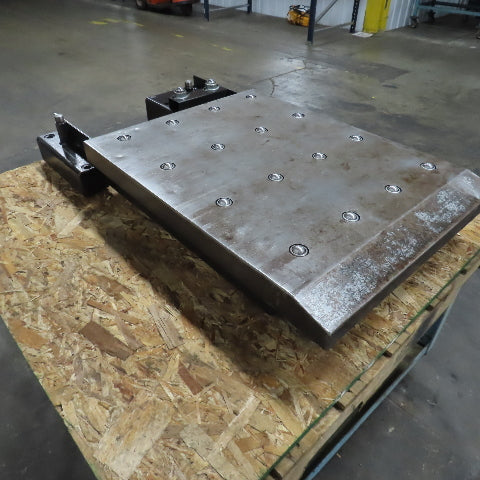 31-1/4"x 23-1/2" Ball Transfer Table From Amada LCE-645 Laser 34-1/4x24-3/4" OAL