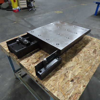 31-1/4"x 23-1/2" Ball Transfer Table From Amada LCE-645 Laser 34-1/4x24-3/4" OAL
