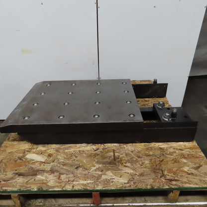 31-1/4"x 23-1/2" Ball Transfer Table From Amada LCE-645 Laser 34-1/4x24-3/4" OAL