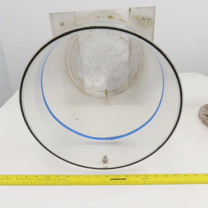 Acrylic Bubble Emission Leak Test Vacuum Chamber 20 Liter 13-1/2" x 16" Tall
