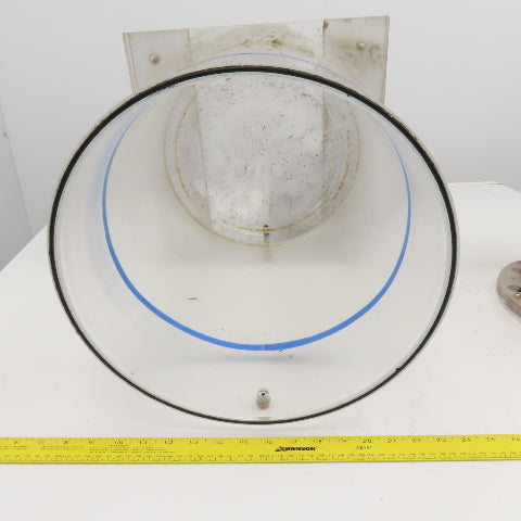 Acrylic Bubble Emission Leak Test Vacuum Chamber 20 Liter 13-1/2" x 16" Tall