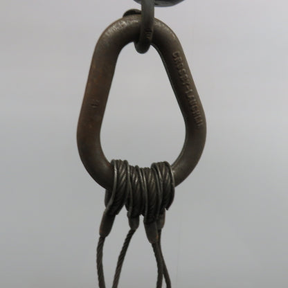 Crosby Laughlin 30" 4 Leg Wire Rope Bridle Sling Open Hooks 5/16"