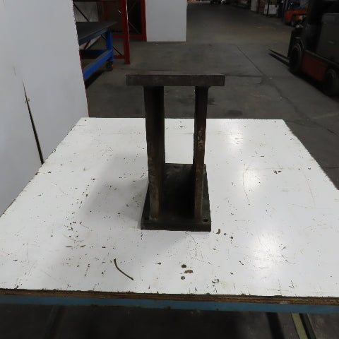 12° Angled Steel Riser Block Setup Fixture 16" x 7-3/4" x 17-1/4" H 7/8" Thick