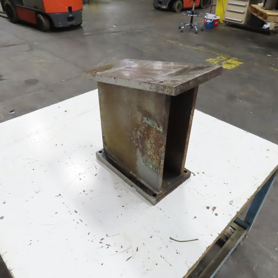 12° Angled Steel Riser Block Setup Fixture 16" x 7-3/4" x 17-1/4" H 7/8" Thick