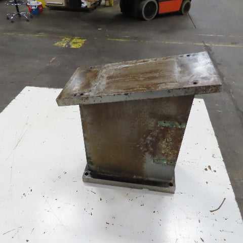 12° Angled Steel Riser Block Setup Fixture 16" x 7-3/4" x 17-1/4" H 7/8" Thick