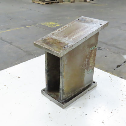 12° Angled Steel Riser Block Setup Fixture 16" x 7-3/4" x 17-1/4" H 7/8" Thick