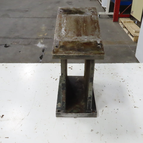 12° Angled Steel Riser Block Setup Fixture 16" x 7-3/4" x 17-1/4" H 7/8" Thick