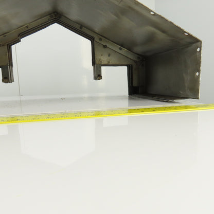 4 Section Telescopic Steel Way Cover 42" OAL x 28-1/2" W x 8" H W/3 Runs