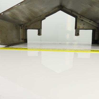 4 Section Telescopic Steel Way Cover 42" OAL x 28-1/2" W x 8" H W/3 Runs