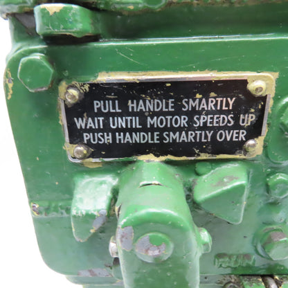 Allen West Vintage Manual Crank Style Star Delta Motor Starter 17.5/25Hp 50Hz