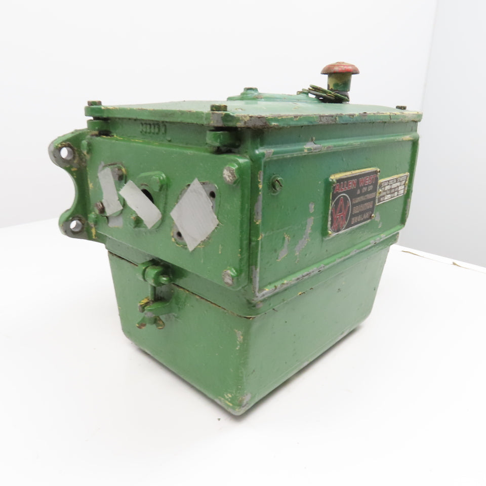 Allen West Vintage Manual Crank Style Star Delta Motor Starter 17.5/25Hp 50Hz