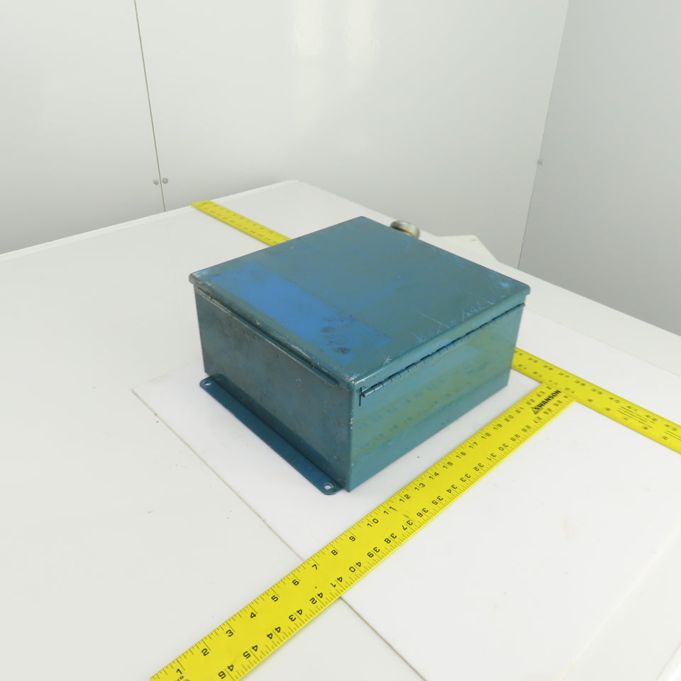 Hoffman A-1212CH 12" x 12" x 6" Wall Mount Electrical Enclosure W/Backplate